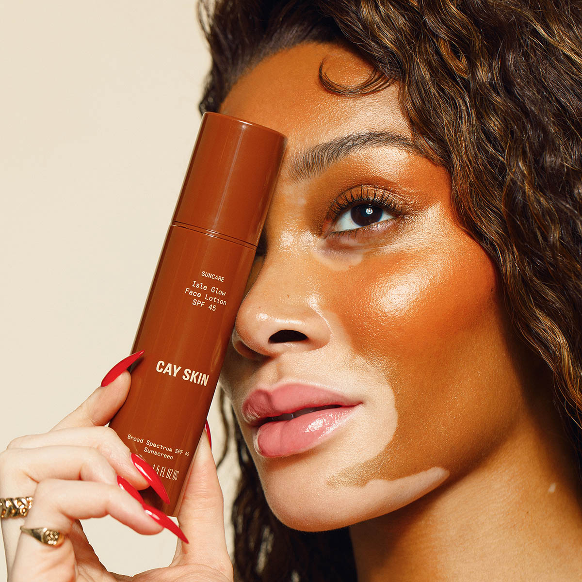 winnie harlow face lotion