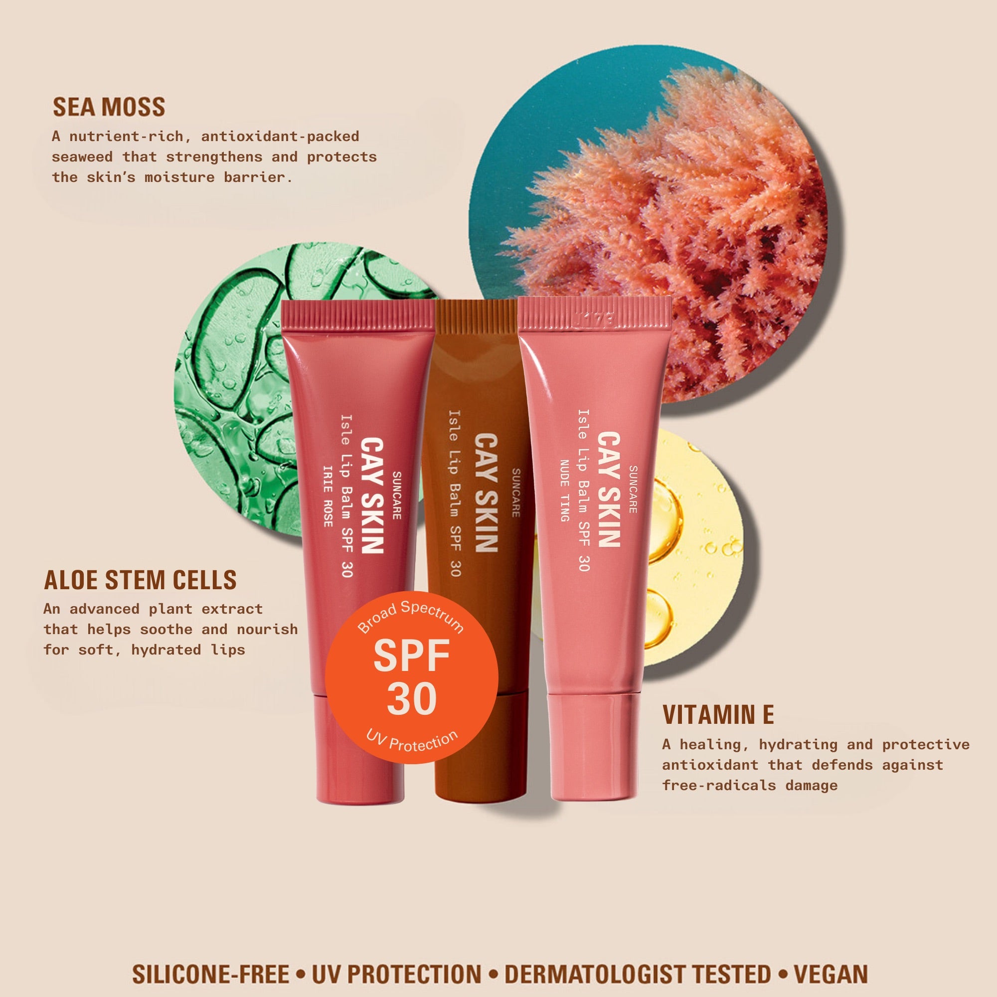 Isle Lip Balm SPF 30 Holiday Lip Trio