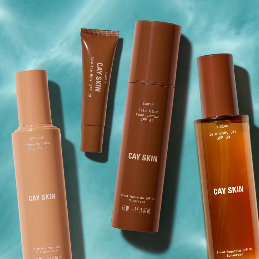 cay skin SPF products